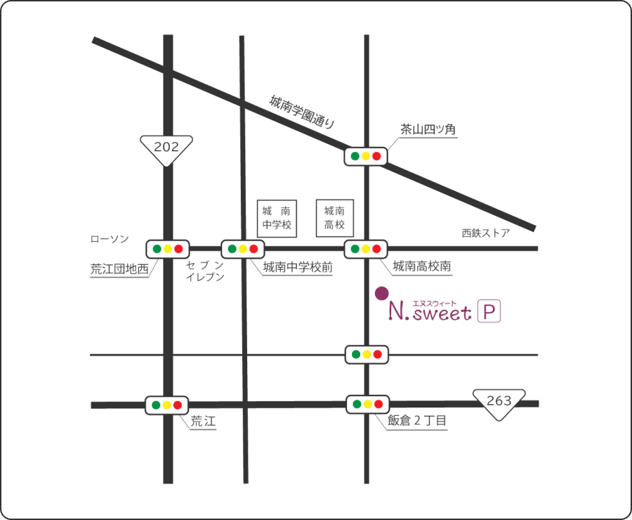 お店の地図