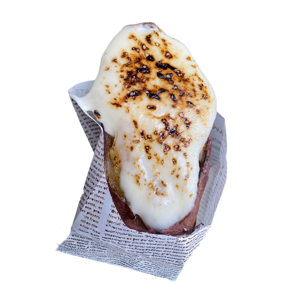 チーズ壺焼き芋ブリュレの写真